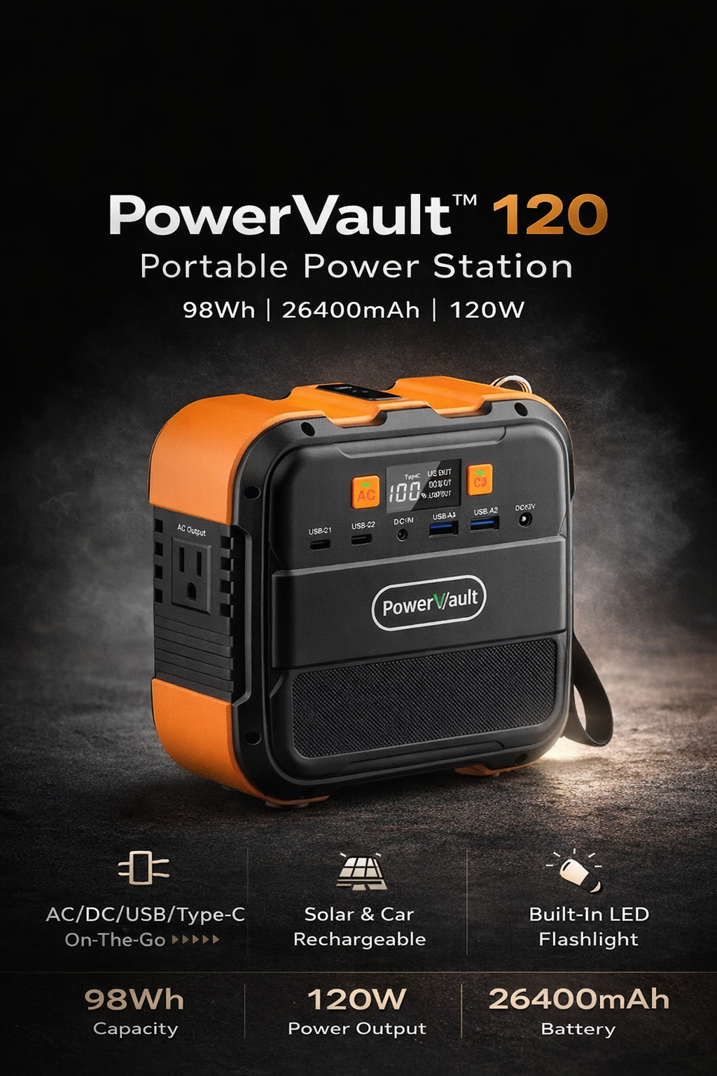 PowerVault™ 120 – Portable Power Station