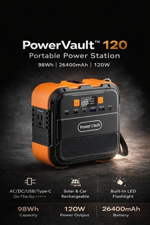 PowerVault™ 120 – Portable Power Station