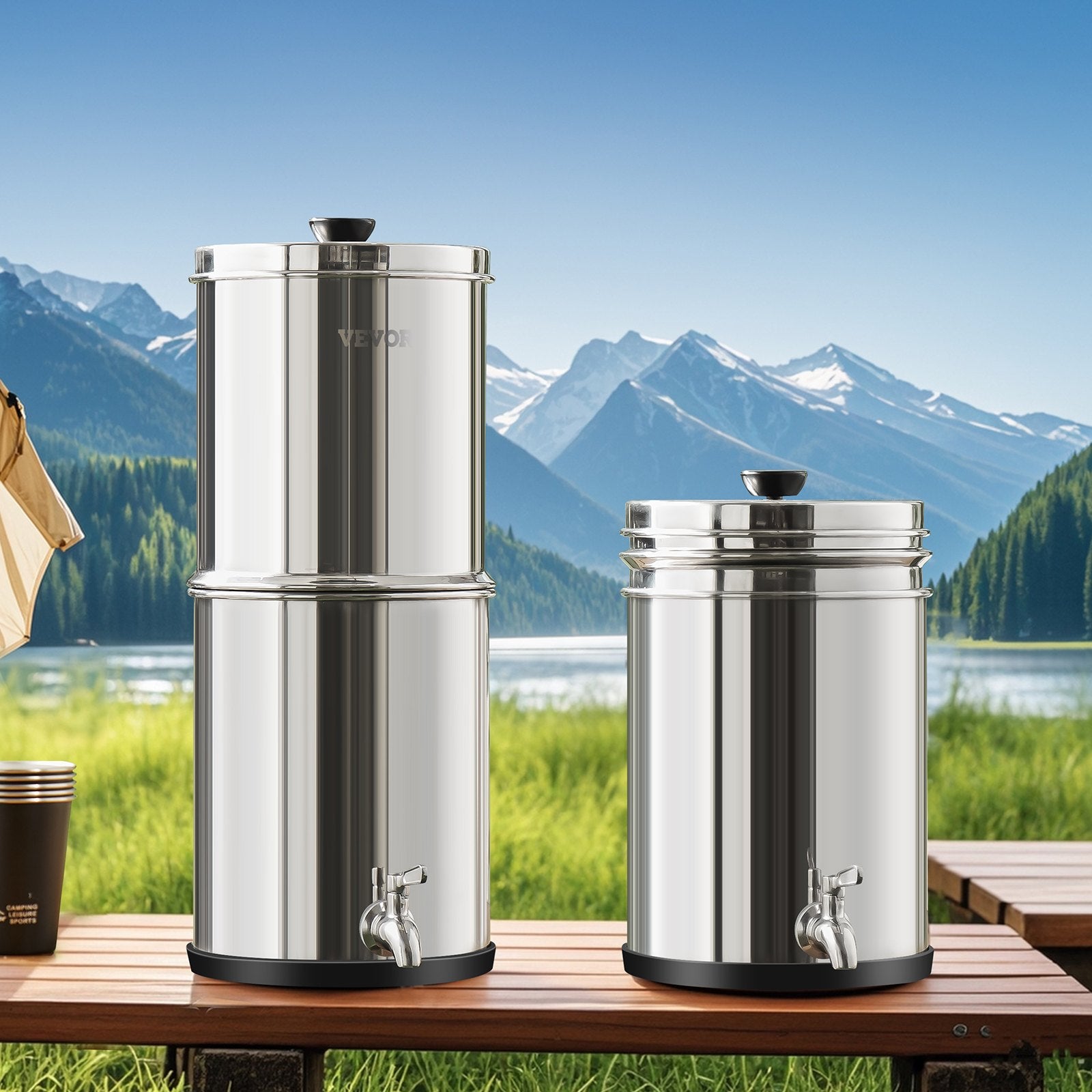 ReadyVault™ AquaVault – Gravity Water Filter System (Powered by VEVOR)