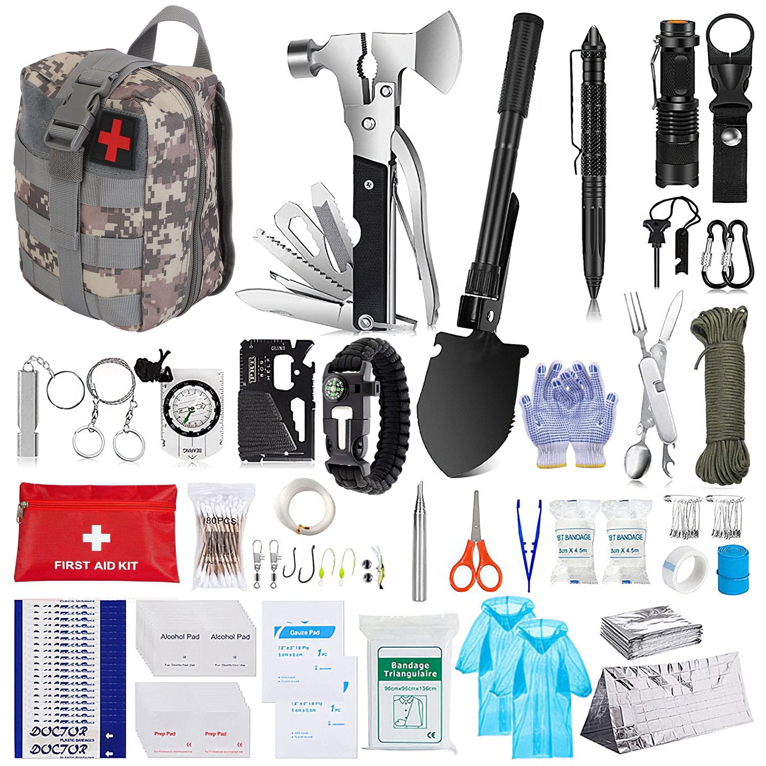 ReadyVault™ Elite Survival Kit – 125PC Tactical Emergency System